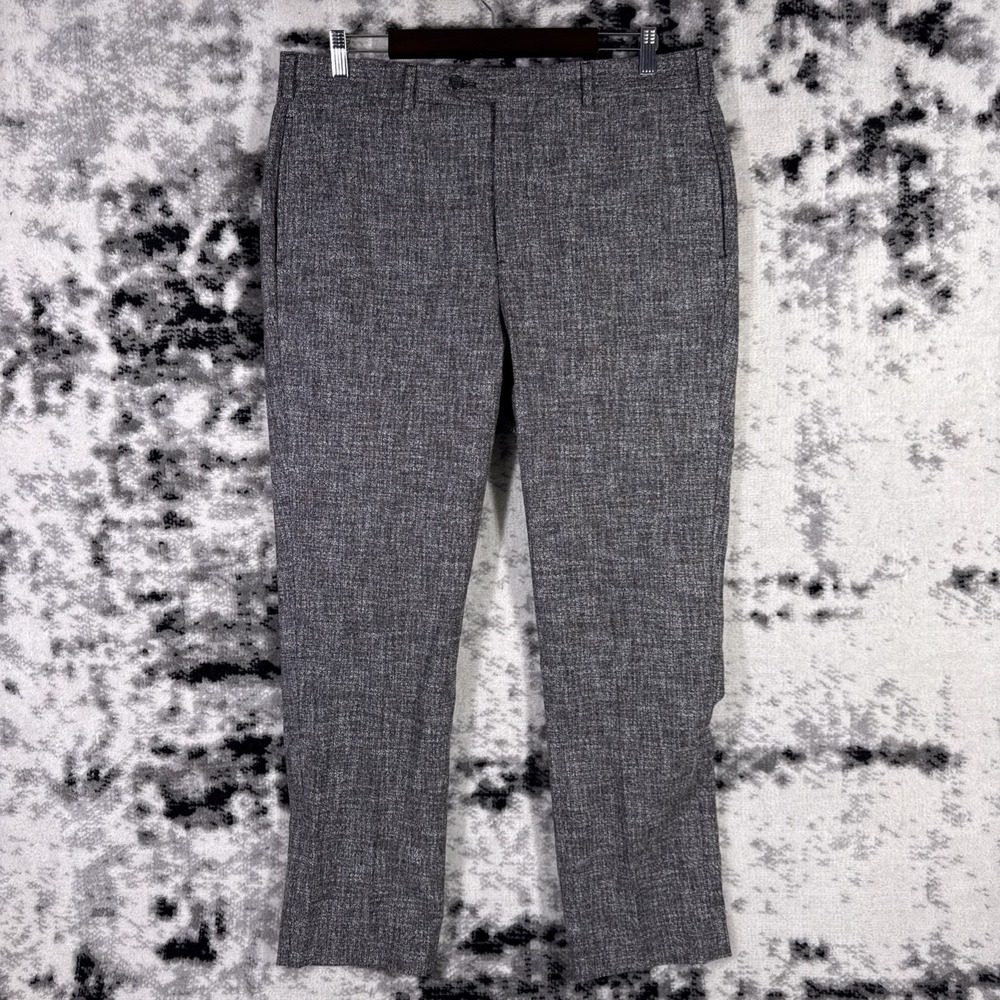 Brooks Brothers Regent Pants Mens 37x30 Tessuti Sondrio Wool Silk Business Prepp
